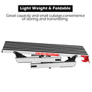 330lbs Aluminum Step Stool Folding Bench Work Platform Non-slip Drywall Ladder