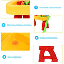 Honeyjoy 2 in 1 Kids Sand and Water Table Activity Play Table w/ Accessories TY579383