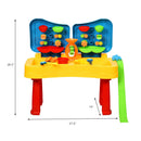 Honeyjoy 2 in 1 Kids Sand and Water Table Activity Play Table w/ Accessories TY579383