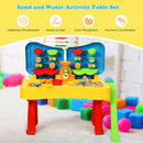 Honeyjoy 2 in 1 Kids Sand and Water Table Activity Play Table w/ Accessories TY579383