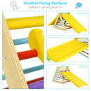 5 in 1 Toddler Playing Set Kids Climbing Triangle &amp; Cube Play Equipment