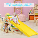 5 in 1 Toddler Playing Set Kids Climbing Triangle &amp; Cube Play Equipment