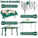 Outdoor 13' x13' Pop Up Canopy Tent Instant Folding Canopy Shelter