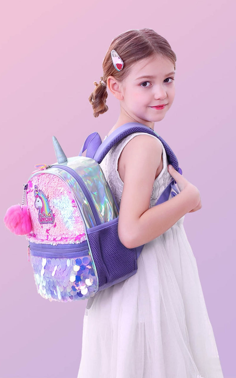 Children's Backpack for Girls Pre-School Bag ,Unicorn