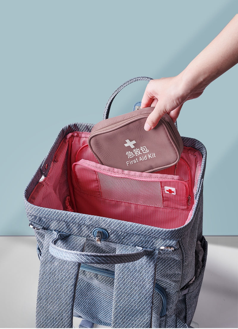 Diaper Bag Backpack Large Capacity Waterproof Nappy Bag Kits