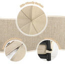 2 PCS Patio Dining Chairs Set with Padded Cushions Armrest Steel Frame