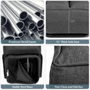 Swivel Folding Floor Chair 6-Position Gaming Chair w/ Metal Base Grey