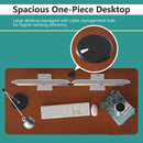 Electric Adjustable Standing Desk Stand up Workstation w/Control Teak