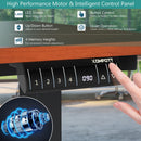 Electric Adjustable Standing Desk Stand up Workstation w/Control Teak