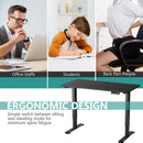 Electric Adjustable Standing Desk Stand up Workstation w/Control Black