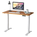 Electric Adjustable Standing Desk Stand up Workstation w/Control Maple