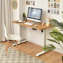 Electric Adjustable Standing Desk Stand up Workstation w/Control Maple