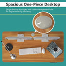 Electric Adjustable Standing Desk Stand up Workstation w/Control Maple