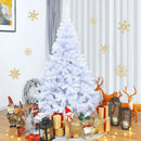 7.5Ft Hinged Artificial Christmas Tree Premium Pine Tree 1346 Tips w/Metal Stand CM22101