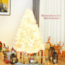 7.5Ft Hinged Artificial Christmas Tree Premium Pine Tree 1346 Tips w/Metal Stand CM22101
