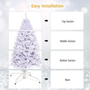 7.5Ft Hinged Artificial Christmas Tree Premium Pine Tree 1346 Tips w/Metal Stand CM22101