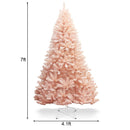 7ft Artificial Christmas Tree Hinged Full Fir Tree w/ Metal Stand Holiday Season CM22349