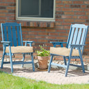 2PCS 21" x 21" Patio Chair Seat Cushion Pads Indoor/Outdoor Beige