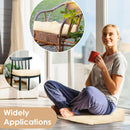 2PCS 21" x 21" Patio Chair Seat Cushion Pads Indoor/Outdoor Beige