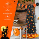 6ft Unlit Artificial Christmas Halloween Pencil Tree Black w/Metal Stand