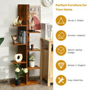 8-shelf Bookcase Freestanding Tree shelf Display Storage Stand Coffee