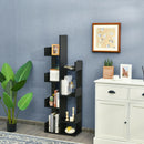 8-Shelf Bookcase Modern Tree Bookshelf Storage Decor Freestanding