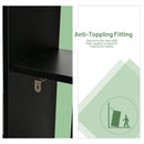 8-Shelf Bookcase Modern Tree Bookshelf Storage Decor Freestanding