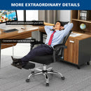 Mesh Office Chair Recliner Desk Chair Height Adjustable w/Footrest Black