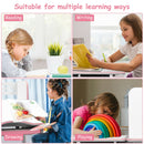 Kids Writing Desk Student Study Table Height Adjustable w/Tilt Desktop