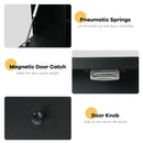 Wall-Mount Floating Desk Foldable Space Saving Laptop Workstation Black