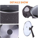 5pcs Stainless Steel Pots and Pans Sets, Classic Cookware Set