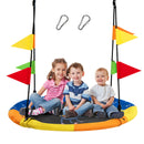 40" Flying Saucer Tree Swing Indoor Outdoor Swing w/Hanging Straps Monkey