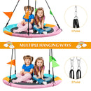 40" Flying Saucer Tree Swing Indoor Outdoor Swing Play Set w/Hanging Strap Horse