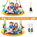 40" Flying Saucer Tree Swing Indoor Outdoor Swing w/Hanging Strap Helicopter