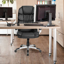 Ergonomic Office Chair High Back Leather Computer Task Chair Adjustable