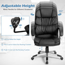 Ergonomic Office Chair High Back Leather Computer Task Chair Adjustable