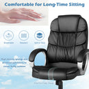 Ergonomic Office Chair High Back Leather Computer Task Chair Adjustable