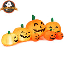 7.5' Halloween Inflatable 7 Pumpkins Patch W/LED Light Garden Decoration