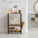 3-Tier Kitchen Baker's Rack Microwave Oven Stand Storage Shelf w/10 Hook