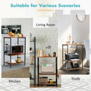 3-Tier Kitchen Baker's Rack Microwave Oven Stand Storage Shelf w/10 Hook