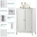 Bathroom Floor Storage Cabinet Double Door Kitchen Cupboard Shoe Cabinet White