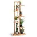 7 Potted 6 Tier Plant Stand Rack Bamboo Display Shelf for Patio Yard