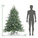 6ft Artificial Christmas Spruce Hinged Tree Dense PVC Branches