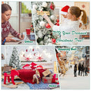 6ft Snow Flocked Christmas Tree Superb PVC Branch Tips Pine Cone