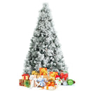6ft Snow Flocked Christmas Tree Superb PVC Branch Tips Pine Cone