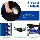 Oversize Folding Adjustable Padded Zero Gravity Lounge Chair Metal Latch