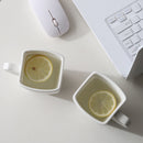 6/12 Piece White Porcelain Coffee Milk Cups Ceramic