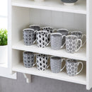 4/8/12 Piece Porcelain Coffee Mug Set 300ml Japanese Style