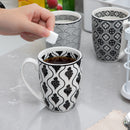 4/8/12 Piece Porcelain Coffee Mug Set 300ml Japanese Style