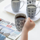 4/8/12 Piece Porcelain Coffee Mug Set 300ml Japanese Style